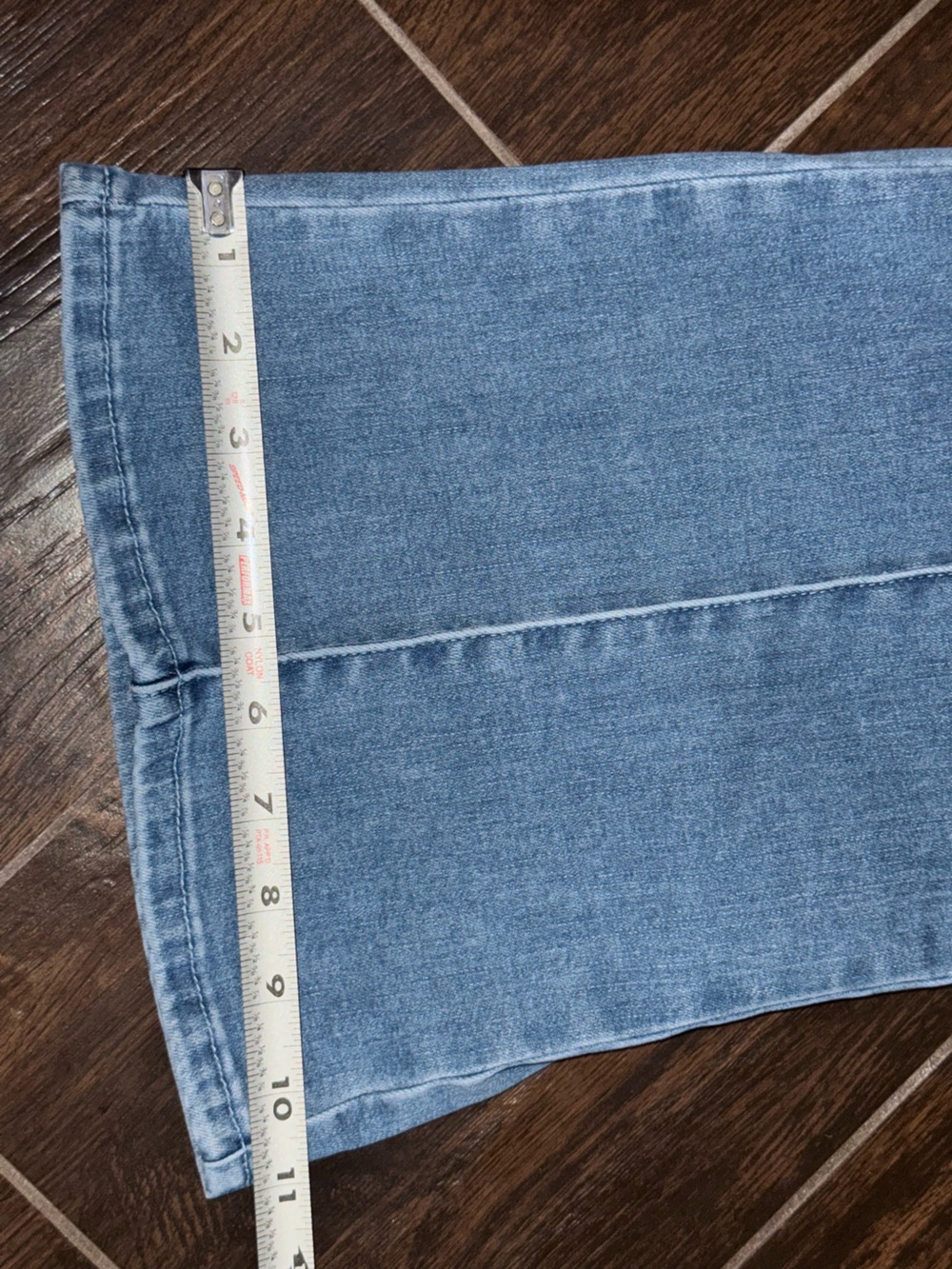 FASHION NOVA Feeling Twirly Denim Jumpsuit - Medium Wash sz L EUC - Picture 9 of 13